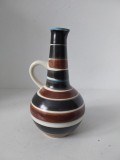 Vas ceramic / carafa LIMBURG WEST GERMANY, MID CENTURY MODERNIST RETRO, vintage, 18cm inaltime