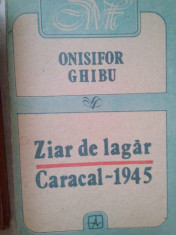 Onisifor Ghibu - Ziar de lagar, Caracal - 1945 foto