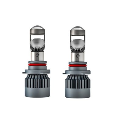 Bec LED auto 9006 3800lm 6000K alb rece Canbus set 2 bucati foto
