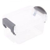 Caserolă Alimente, KicBox, Capacitate 160ml, Plastic, Transparentă, 8.5x6x5 cm, Oem