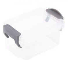 Caserolă Alimente, KicBox, Capacitate 160ml, Plastic, Transparentă, 8.5x6x5 cm