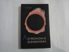 ASTRONOMIE ELEMENTARA - G. PETRESCU