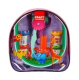 Cumpara ieftin Set Crafy - Ghiozdan cu accesorii pentru modelat, mov