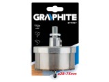 Fierăstrău găuri GRAPHITE 28-75mm pentru aluminiu, lemn, cupru, plastic 5 buc - cod 57H957