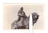 CP Cluj - Statuia lui Matei Corvin, detaliu, ocupatia maghiara, necirculata