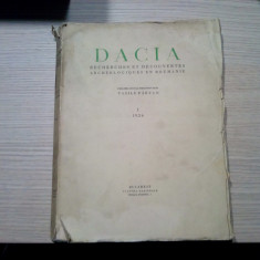 DACIA Recherches et Decouvertes Archeologiqus en Roumanie I - V. Parvan - 1924