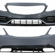 Pachet Exterior compatibil cu Mercedes C-Class W205 Sedan (2014-2020) C63 Design CBMBW205AMGFL