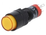 Comutator apăsare Poz 2 SPDT 0,5A 250VAC IP40
