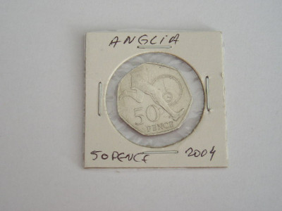 M3 C50 - Moneda foarte veche - Anglia - fifty pence omagiala - 2004 foto