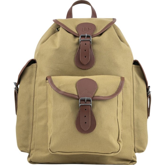 Rucsac canvas Day Pack Jack Pyke din p&acirc;nză, maro deschis