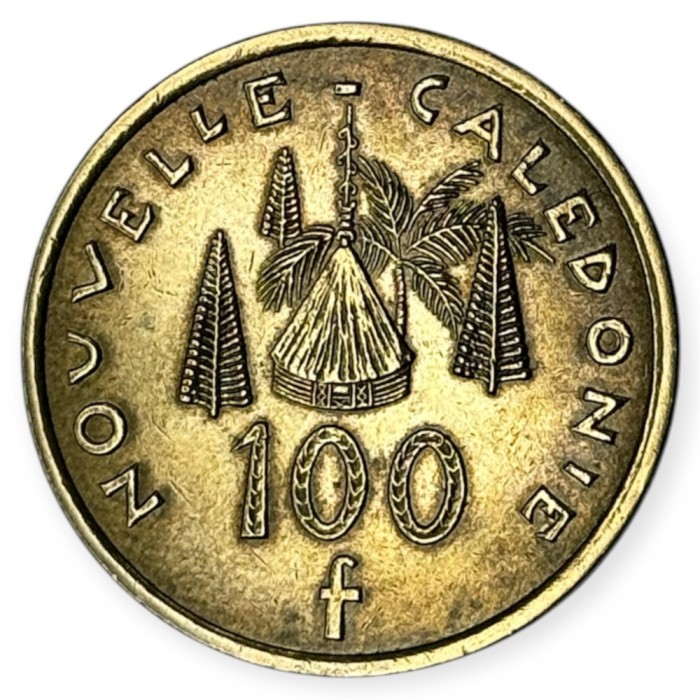 NOUA CALEDONIE 100 FRANCI CFP 2014 , KM 15a [1] XF