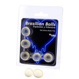 Taloka-5 Brazilian Balls Gel Excitant cu Efect Rece &amp; Vibrație