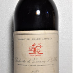 B 54 - RARITATE VIN DOLCETTO DI DIANA D'ALBA, cl 75 gr 12 recoltare 1984