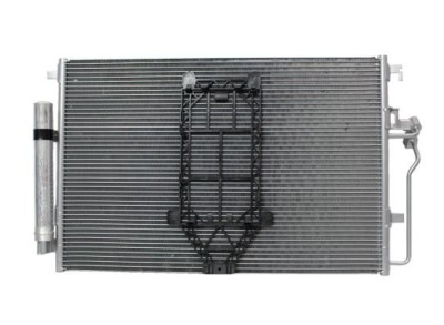 Condensator AC Mercedes Sprinter, 2006-2018; Sprinter, 2018- Aluminiu/Aluminiu Brazat, 460x379x16, Cu Uscator Filtrat, Valeo, tehnologie cu curgere p foto
