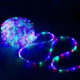 (DL) Instalatie tub furtun luminos pentru Craciun, 240 LED-uri, 10m, multicolor Household NewTrend