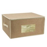 Cutie de depozitare pentru haine cu capac, Maro, 51x41x26 cm, ConceptSeller, Oem