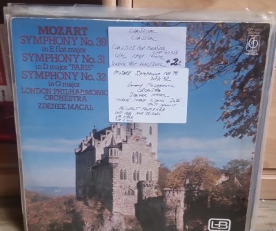 Vinil Mozart - Simfonia nr. 39 foto