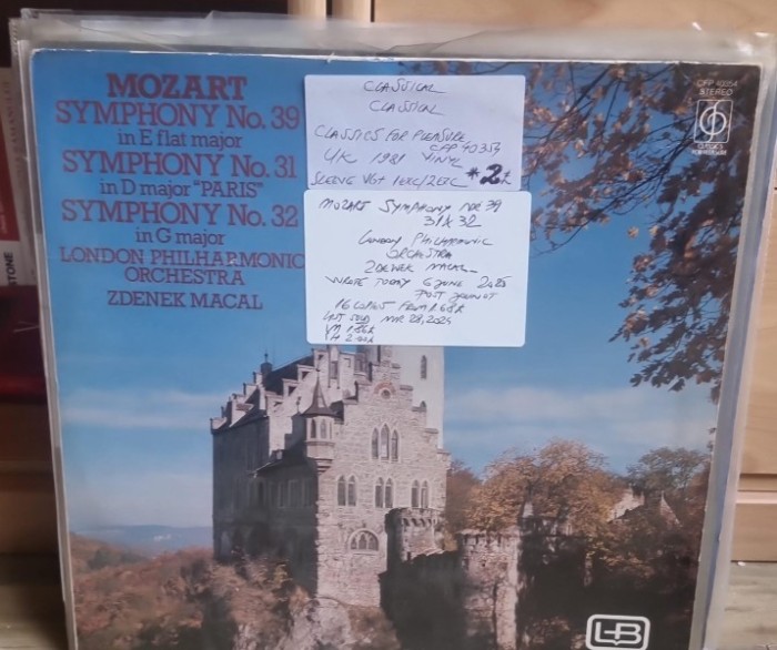 Vinil Mozart - Simfonia nr. 39