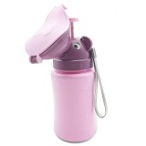 Olita portabila Edman pentru fete, rezistent la scurgeri, toaleta de urgenta pentru calatorii cu masina in Aer liber, camping, parc, plaja, 480ml, Roz