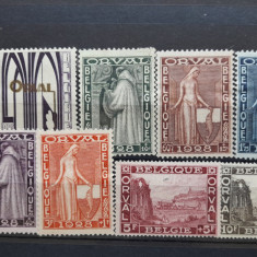 1928-Belgia-Orval-Compl.set-MH-Mi=170Eur