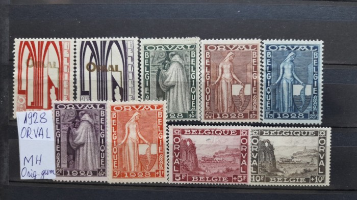 1928-Belgia-Orval-Compl.set-MH-Mi=170Eur