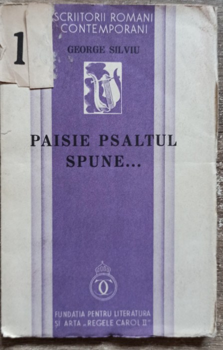 Paisie Psaltul spune&hellip; - George Silviu// 1934