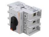 Separator-&icirc;ntrerupător LOVATO ELECTRIC 30A pentru şină DIN, 3 poli
