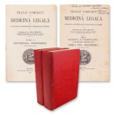 Dr. Mina Minovici, Medicină legală, 1928-1931, două volume, cu dedicație