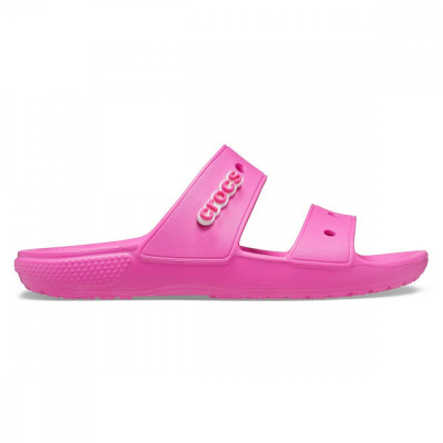 Papuci Crocs Classic Crocs Sandal Roz - Electric Pink foto