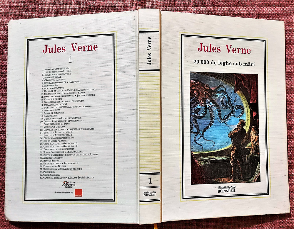 20.000 de leghe sub mari. Colectia Adevarul Nr. 1 - Jules Verne, Adevarul  Holding | Okazii.ro