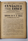 CUVANTUL LIBER, DIRECTOR E. FILOTTI, ANUL I - 1924