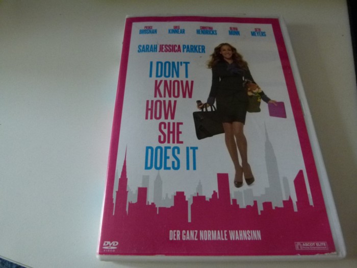 I don&#039;t know how she does it, dvd