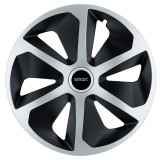 Set 4 capace roti Roco Gri-Negru R17 pentru gama auto Smart