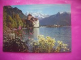 HOPCT 20251 CASTELUL CHILLON -LACUL LEMAN -STAMPILA / TIMBRU -ELVETIA -CIRCULATA