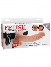 Fetish Fantasy Series Vibrating Hollow Strap-On 22 cm foto