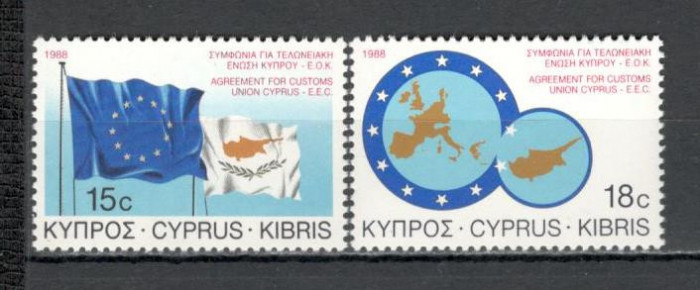 Cipru.1988 Tratatul vamal cu UE SC.10