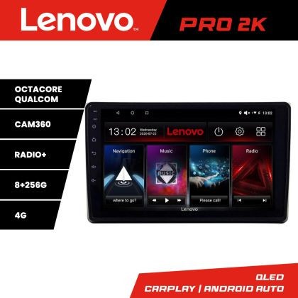 Navigatie Audi A4 B6 Lenovo Kit-050 8 core QLED 2K 8+256 360 Android Waze USB Navigatie Internet Youtube Radio CarStore Technology