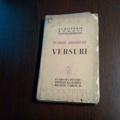 TUDOR ARGHEZI - VERSURI - Editie Definitiva ingrijita de Autor - 1936, 269 p.