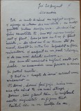 Scrisoare S. Luchian catre Cecilia Vasilescu, transcrisa olograf de Laura Cocea