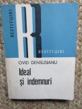 Ideal si indemnuri &ndash; Ovid Densusianu