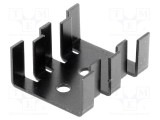 Radiator presat FISCHER ELEKTRONIK SOT32 TO220 negru 30mm x 25.4mm x 13mm