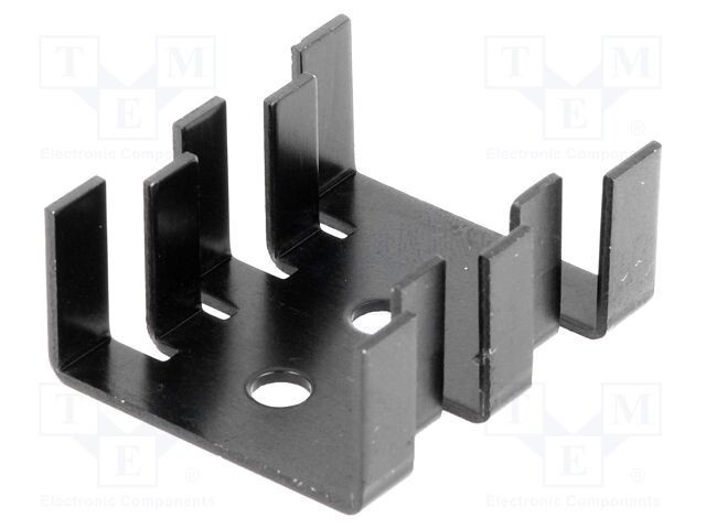Radiator presat FISCHER ELEKTRONIK SOT32 TO220 negru 30mm x 25.4mm x 13mm