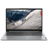 Laptop Lenovo IdeaPad 1 15AMN7 cu procesor AMD Ryzen&trade; 5 7520U pana la 4.30 GHz, 15.6, Full HD, 16GB, 512GB SSD, AMD Radeon&trade; 610M, No OS, Cloud Grey