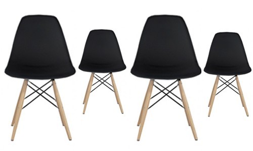 Set 4x Scaune Moderne pentru Bucatarie, Living, Sufragerie sau Exterior, Model C-173, Culoare Negru Set 4x Scaune Moderne pentru Bucatarie, Living, Sufragerie sau Exterior, Model C-173, Culoare Negru