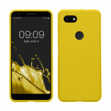 Husa kwmobile pentru Google Pixel 3a, Silicon, Galben, 47590.165