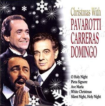 CD Audio original Christmas with Pavarotti Carreras Domingo foto