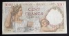 Franța, 100 Franci 1939..