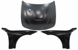 Capota cu Aripi Laterale Negru compatibila cu BMW Seria 4 F32 F33 F36 (2011-2019) M4 GTS Look Performance AutoTuning