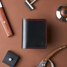 Portofel Barbati Odin din Piele Naturala, Design Slim Bifold