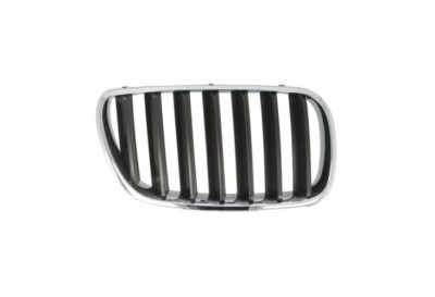 Grila radiator Bmw X3 (E83), 2006-2008, montare fata, dreapta, Cromat/Titaniu, intunecat, RapidAuto foto